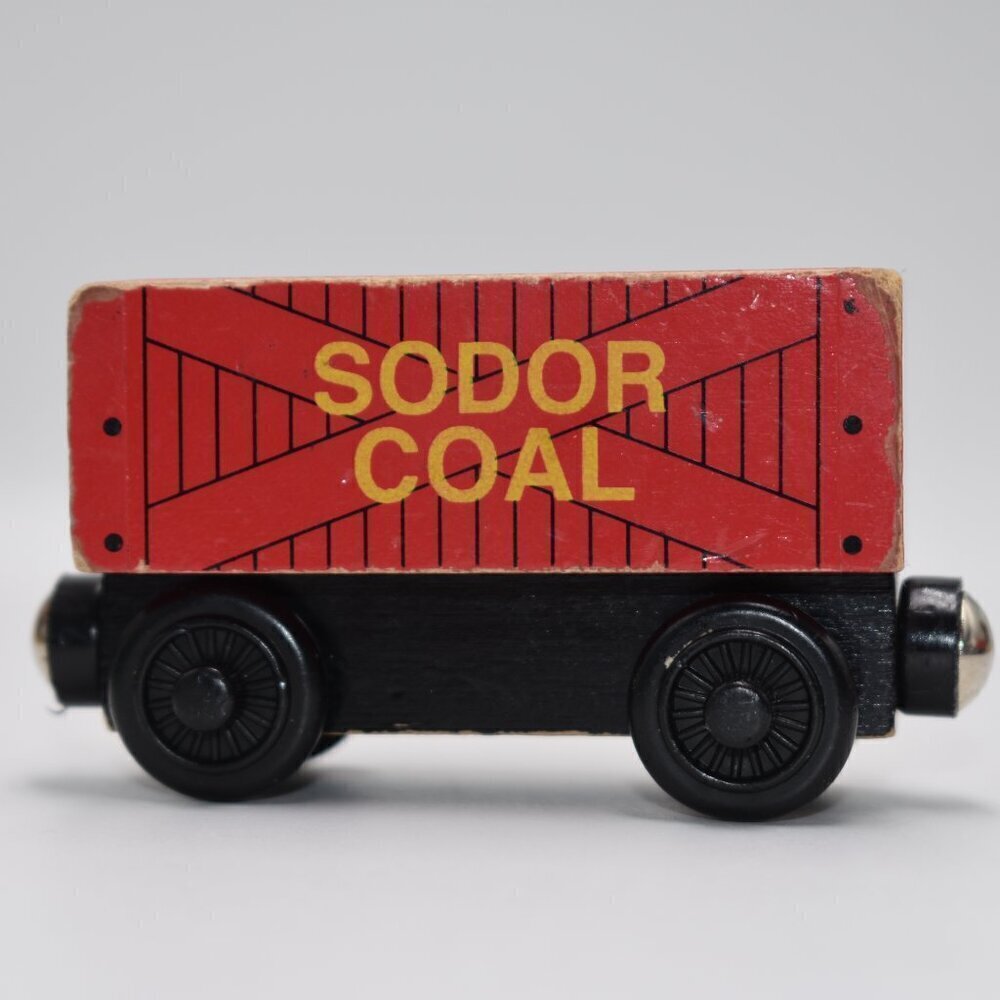 Thomas & Friends Wooden Railway Sodor Coal Car 2003 Learning Curve